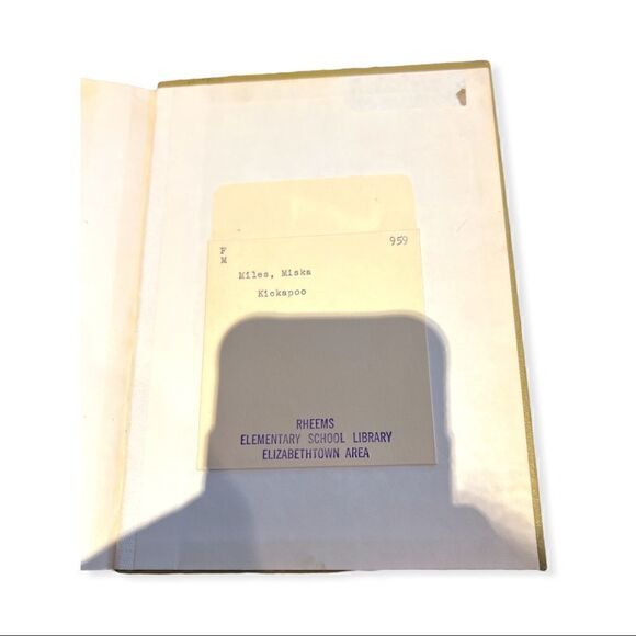 Kickapoo Book By Miska Miles First Edition - Picture 5 of 8